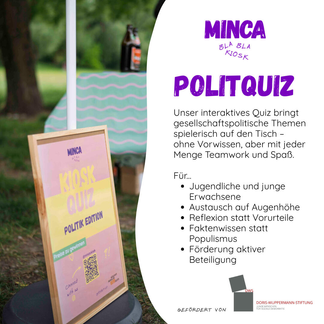 Minca Politquiz on tour